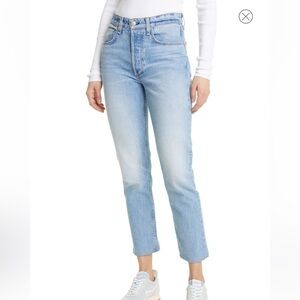 Rag & Bone Nina High Waist Ankle Cigarette Jeans NEW